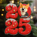 Custom Christmas Decor Home Birthday Gifts For Dog Mom, Dog Lovers • Another Year With You - Personalized Acrylic Ornament