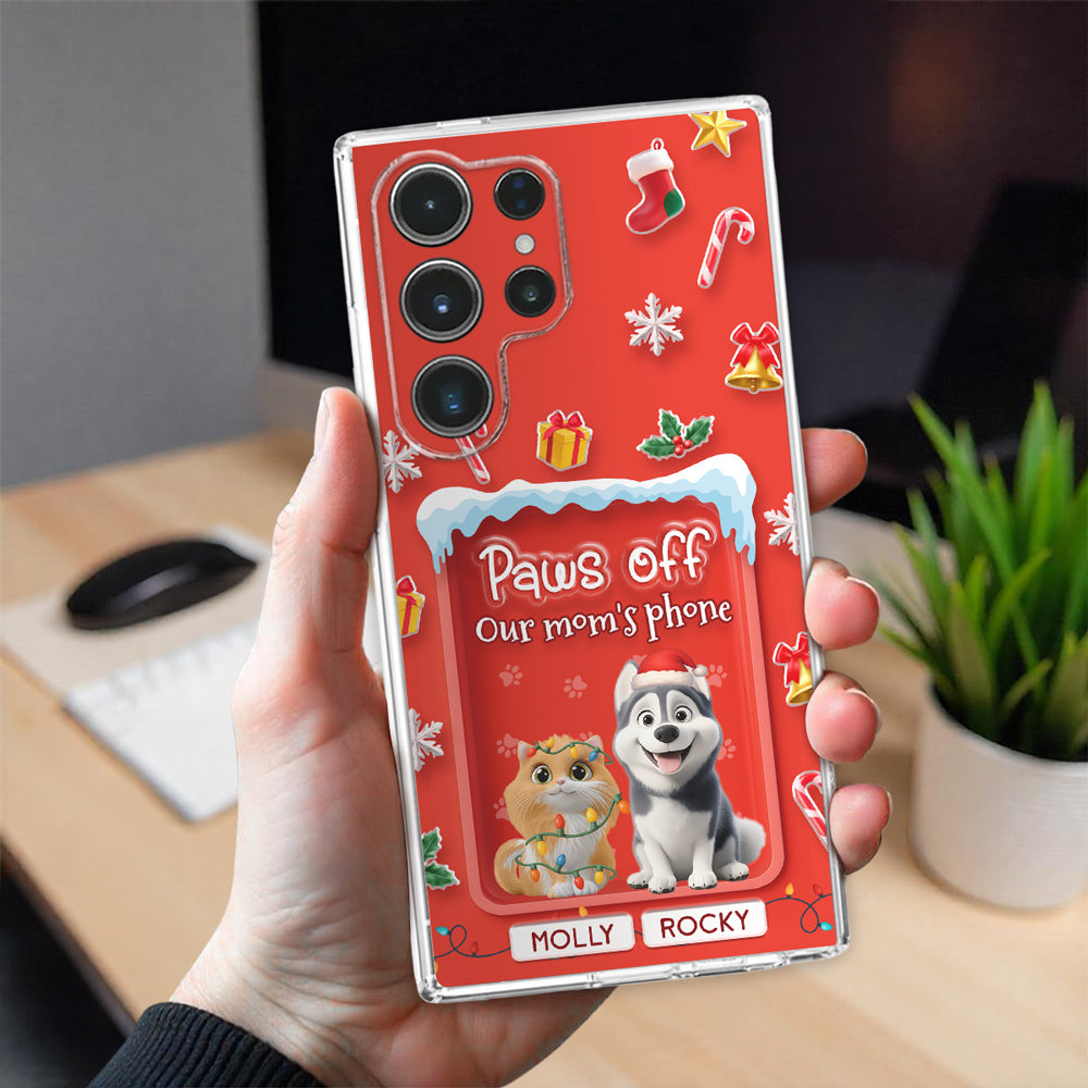 Us Under The Mistletoe - Personalized 3D Effect Phone Case