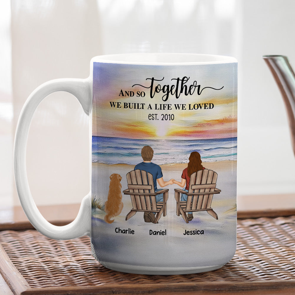 Custom Christmas Birthday Gifts For Dog Lovers • A Life We Want - Personalized Coffee Mug