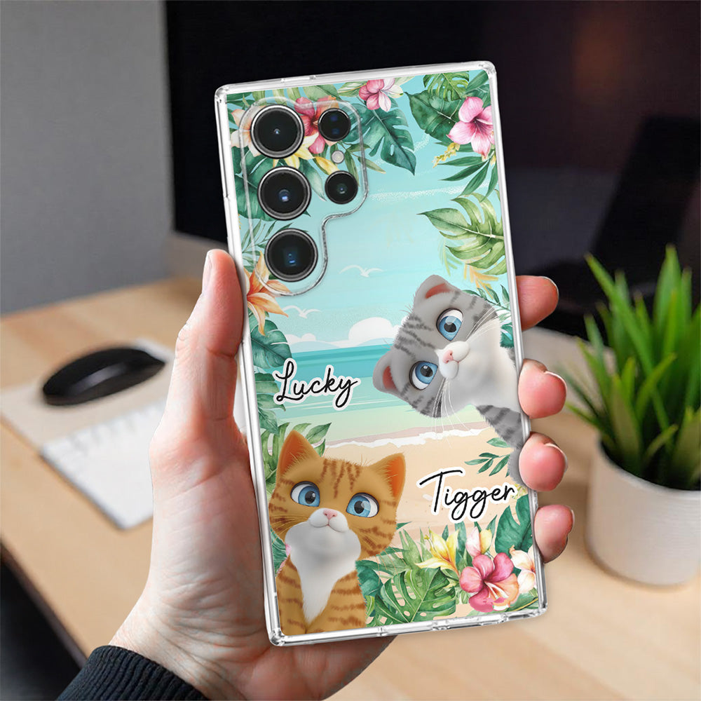 Cat Summer - Personalized Phone Case