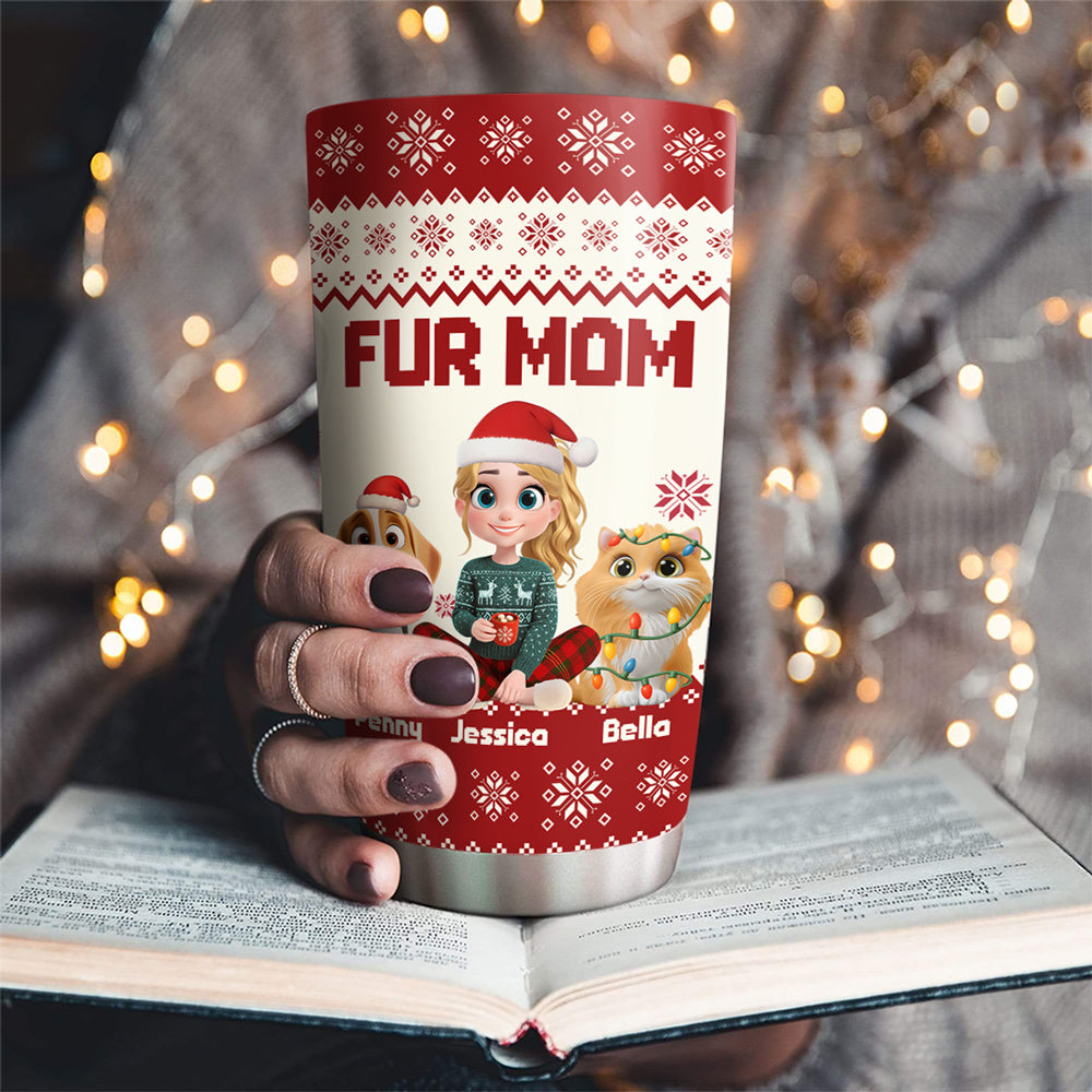 Custom Christmas Birthday Gifts For Pet Lovers • My Babies Are Ahead All - Personalized Tumbler