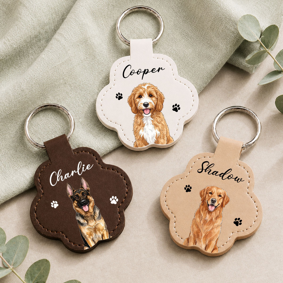 A Piece Of You - Personalized Pet Fur Keychain