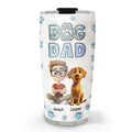 Custom Christmas Birthday Gifts For Dog Dad, Dog Lovers • Dog Dad Handsome Chibi - Personalized 3D Inflated Effect Tumbler