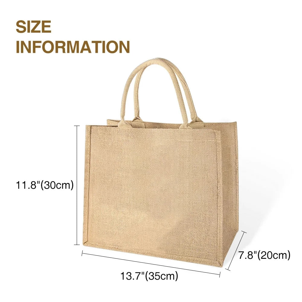 Cat Service - Personalized Jute Tote Bag