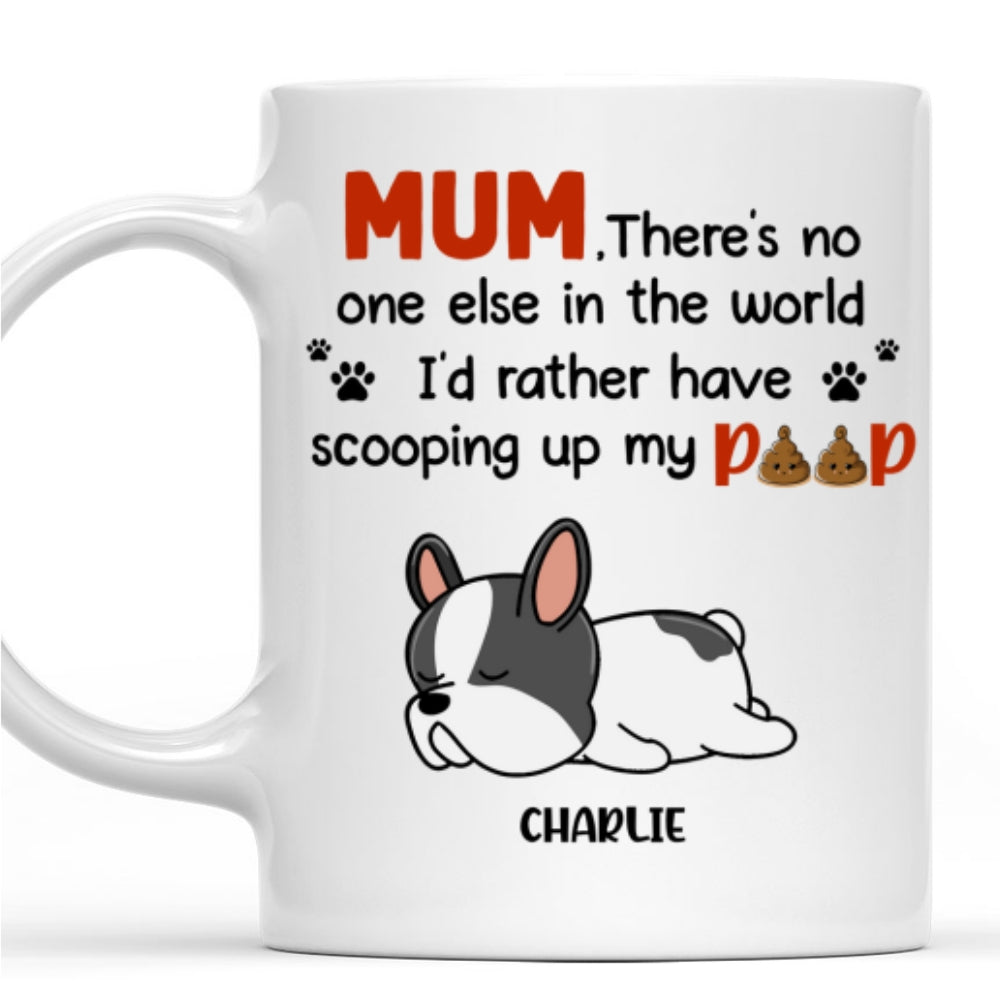 Custom Christmas Birthday Gifts For Dog Lovers • No One Else - Personalized Coffee Mug