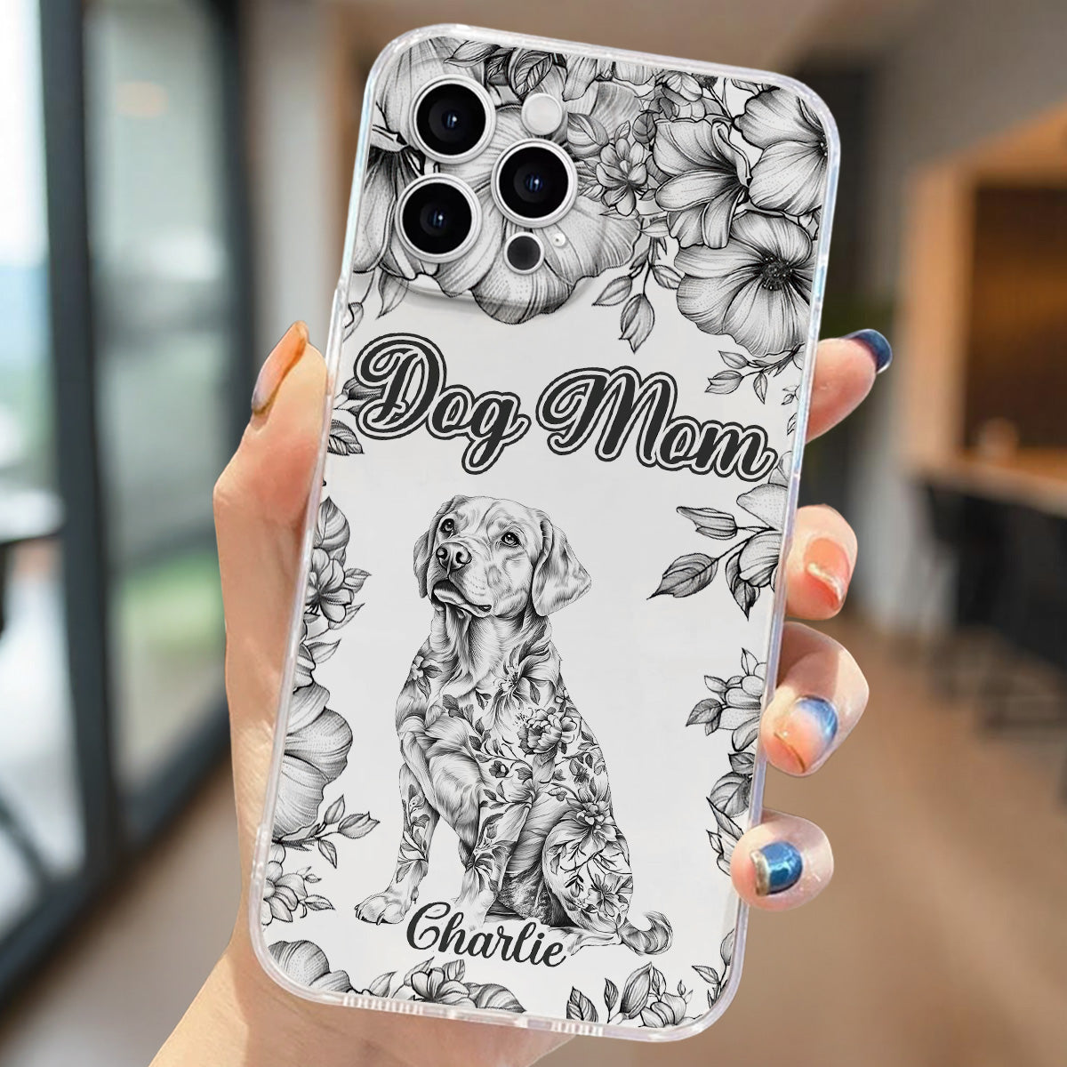 Best Dog Mom Ever - Personalized Phone Case