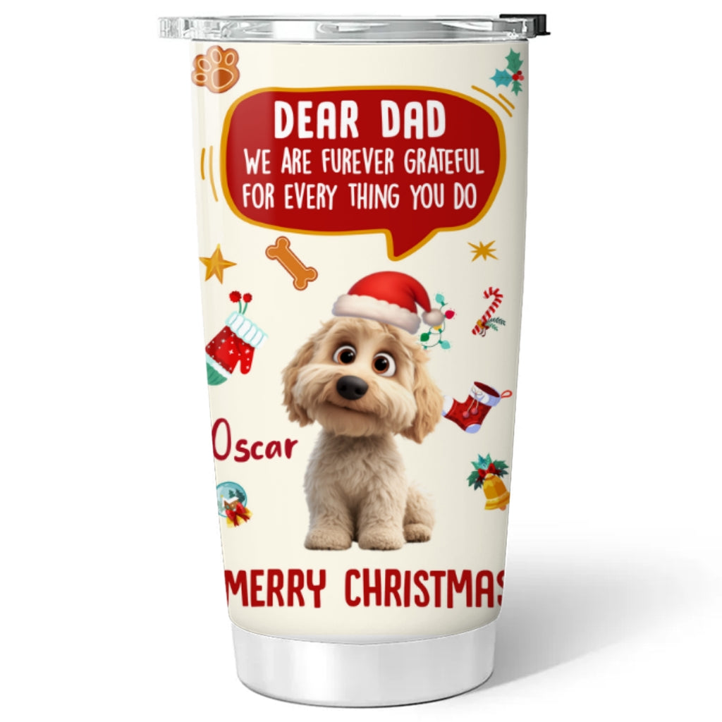 Custom Christmas Birthday Gifts For Dog Mom, Dog Lovers • Eternally Love You - Personalized Tumbler