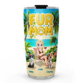 Custom Christmas Birthday Gifts For Pet Mom, Pet Lovers • Fur Babies Mom Summer - Personalized Tumbler
