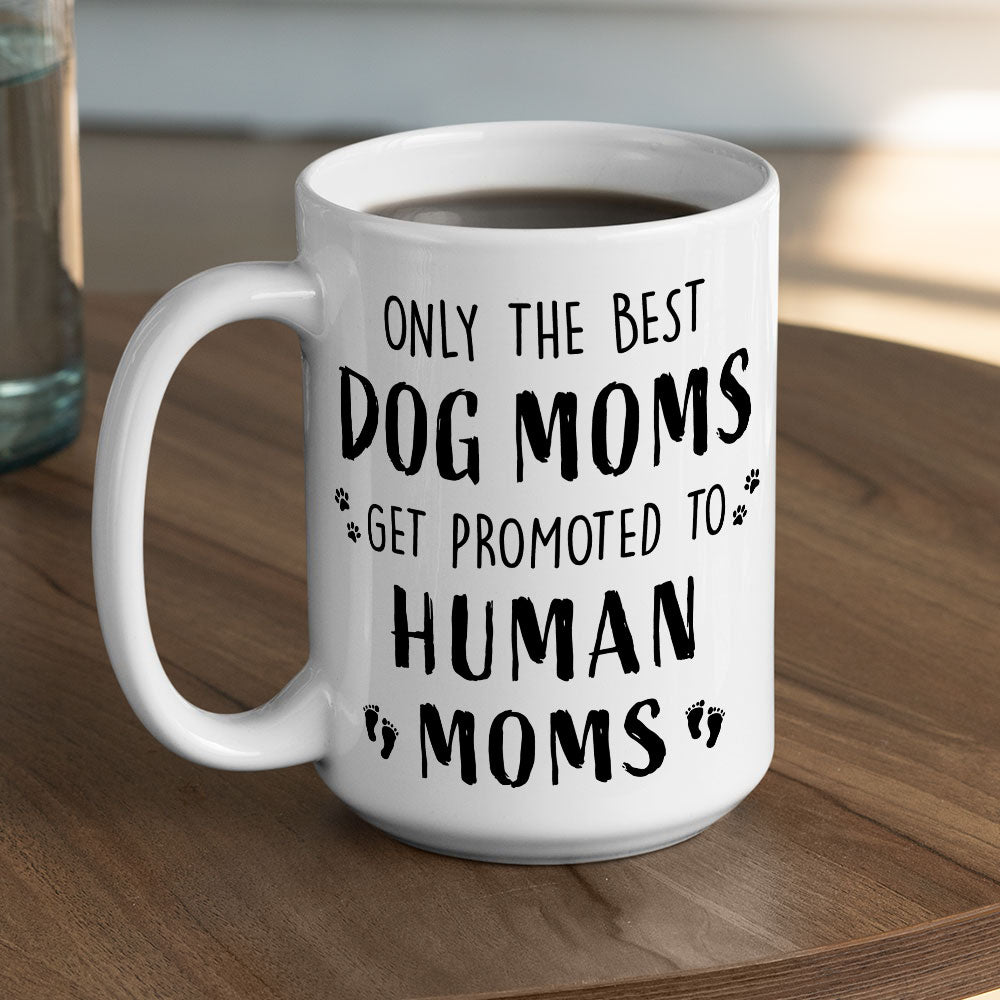 Custom Christmas Birthday Gifts For Dog Lovers • The Best Dog Mom - Personalized Coffee Mug