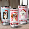 Custom Christmas Birthday Gifts For Dog Mom, Dog Lovers • Forever Your Dog - Personalized Tumbler