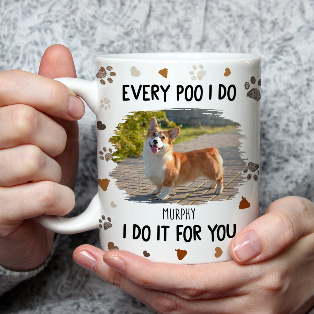 Custom Photo Mother's Father's day Birthday Gifts For Dog Lovers • Do It For You Photo - Personalized Coffee Mug