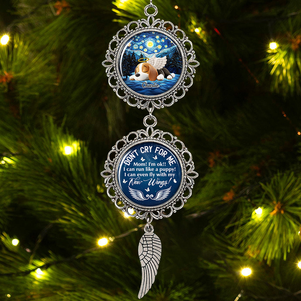 Custom Christmas Decor Home Birthday Gifts For Dog Lovers • I Can Run Like A Puppy - Personalized Charming Ornament