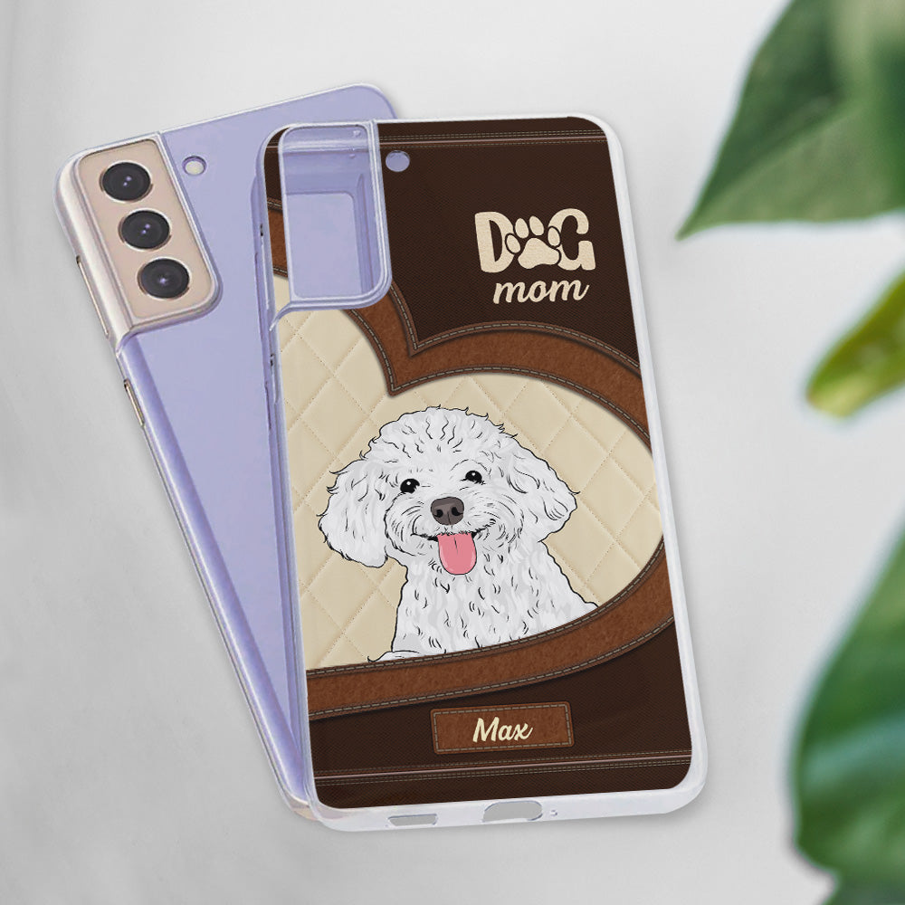 Lovely Peeking Dogs - Personalized Phone Case