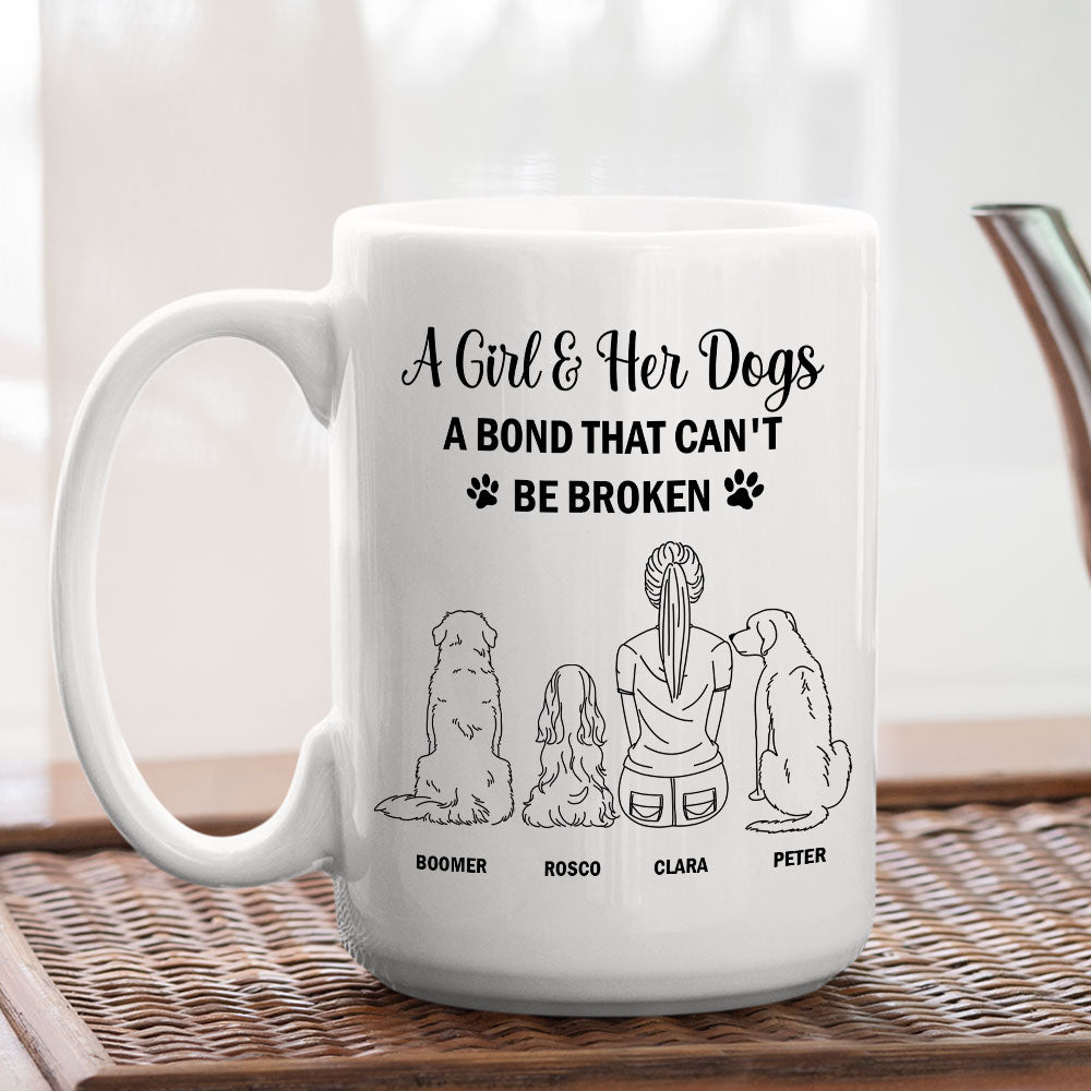 Custom Mother's day Birthday Gifts For Cat Mom, Cat Lovers • Our Bond - Personalized Coffee Mug