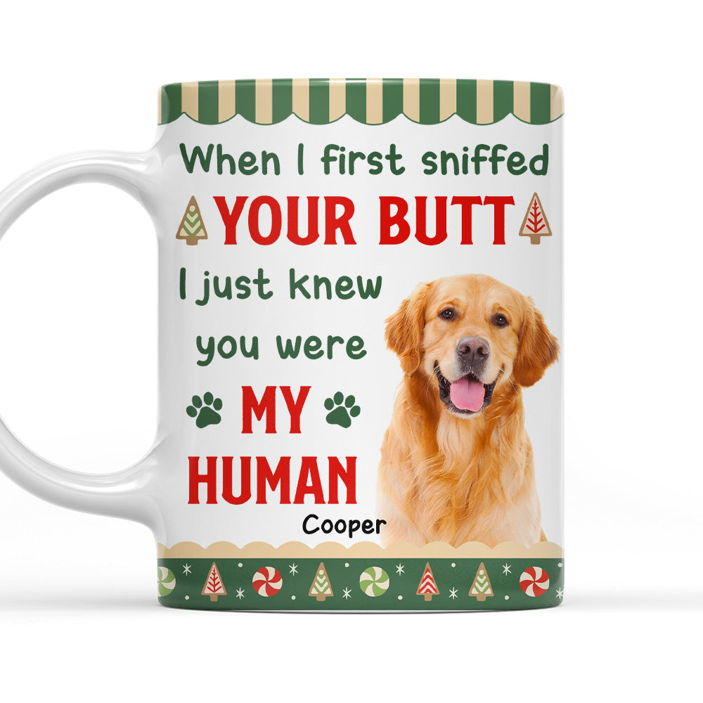 Custom Photo Christmas Birthday Gifts For Dog Lovers • I Just Knew Photo - Personalized Coffee Mug