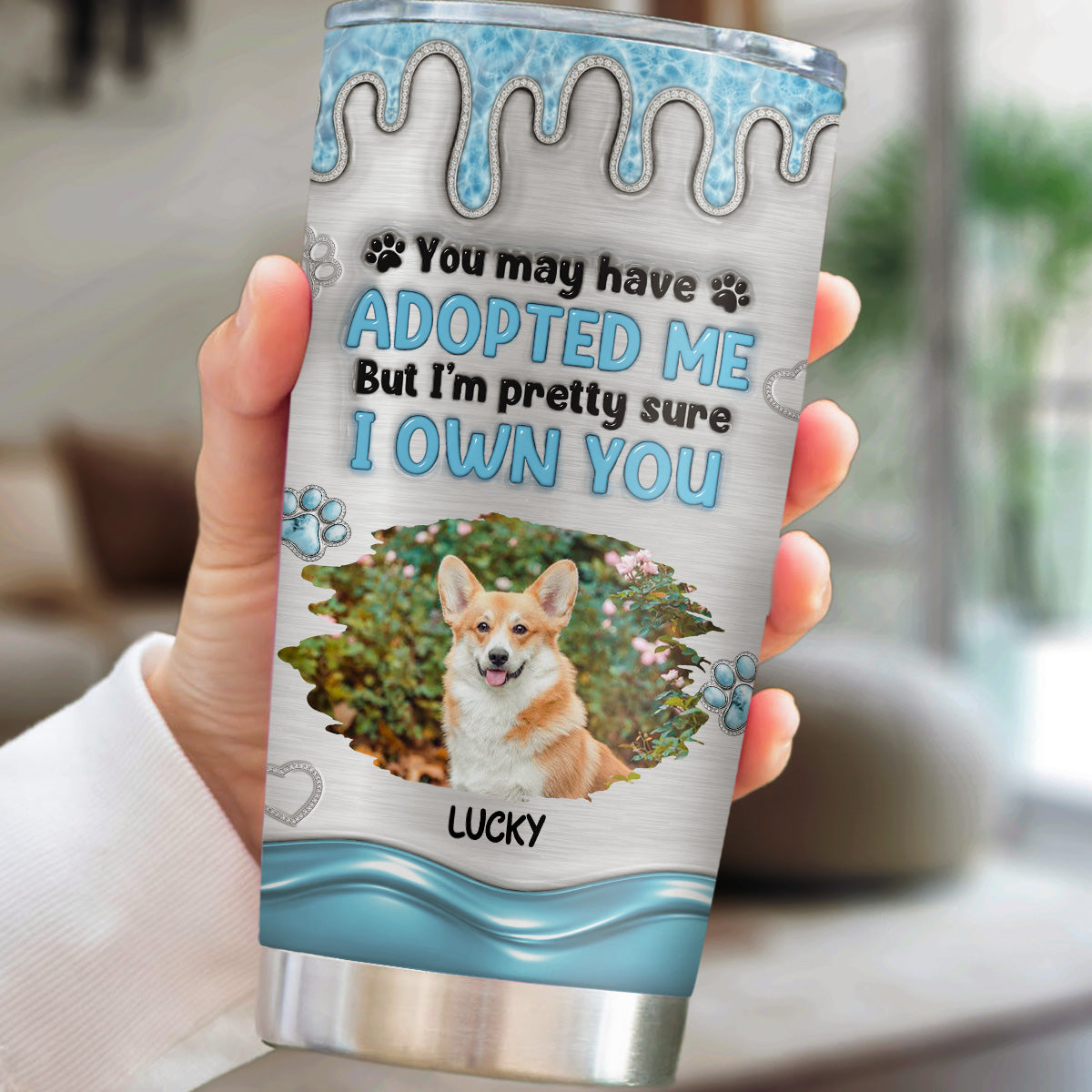Absolutely I Own You Photo - Personalized 3D Effect Tumbler