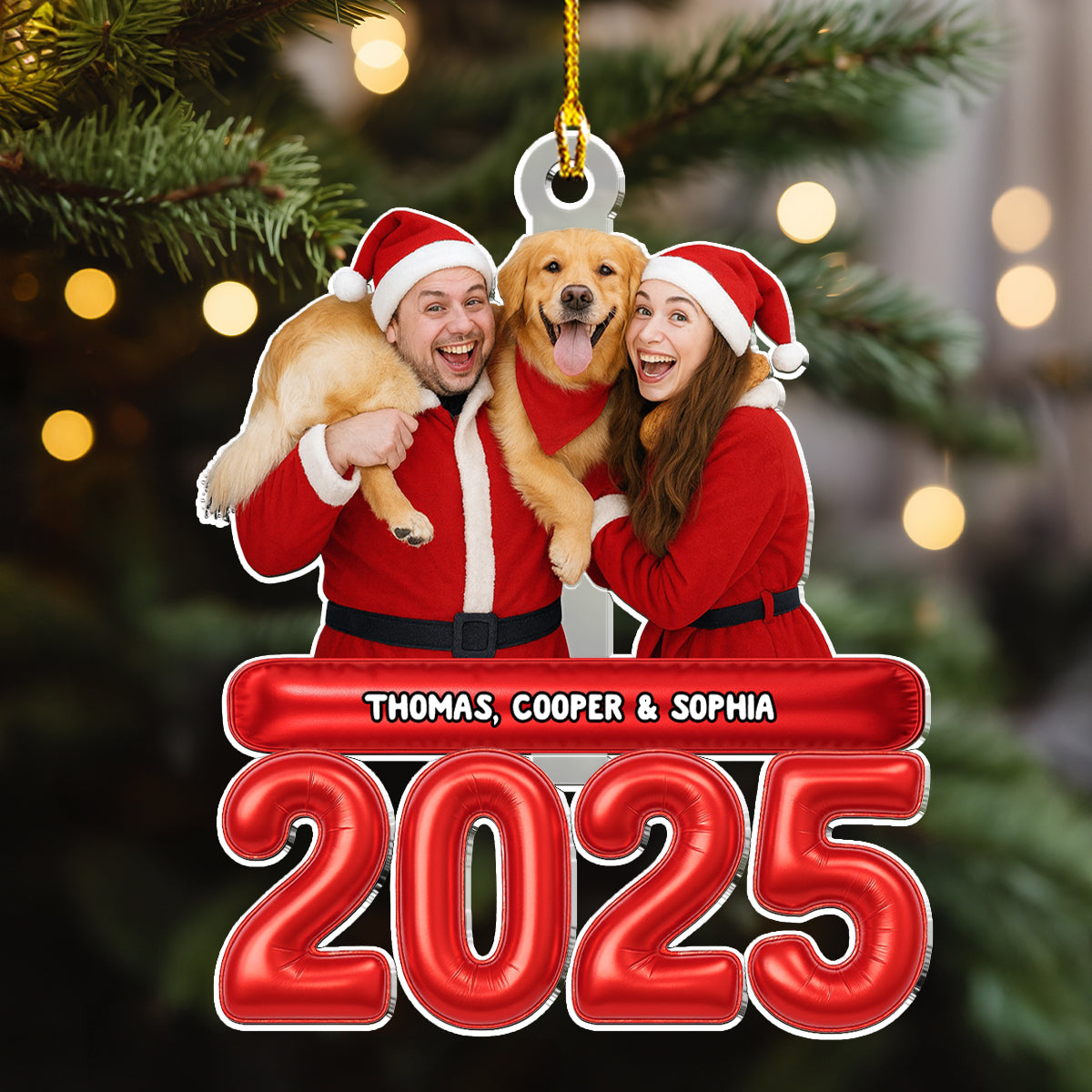 Us And Our Children Photo - Personalized Acrylic Ornament