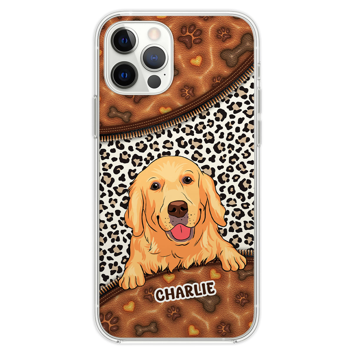 Our Dogs - Personalized 3D Inflated Effect Phone Case