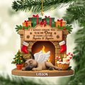 Custom Christmas Memorial Sympathy Gifts For Dogs, Cats • Your Forever Home - Personalized Acrylic Ornament