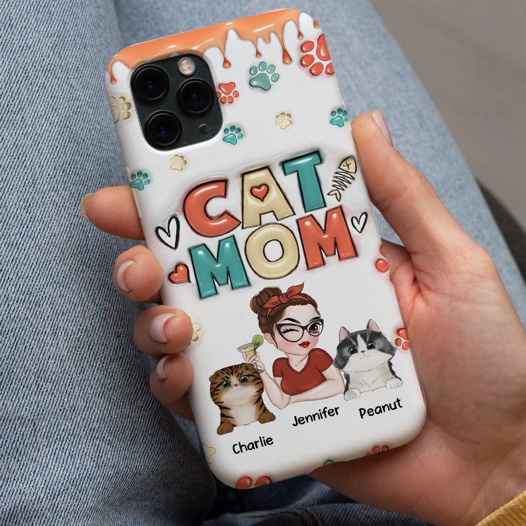 My Lovely Cat - Personalized 3D Inflated Effect Phone Case