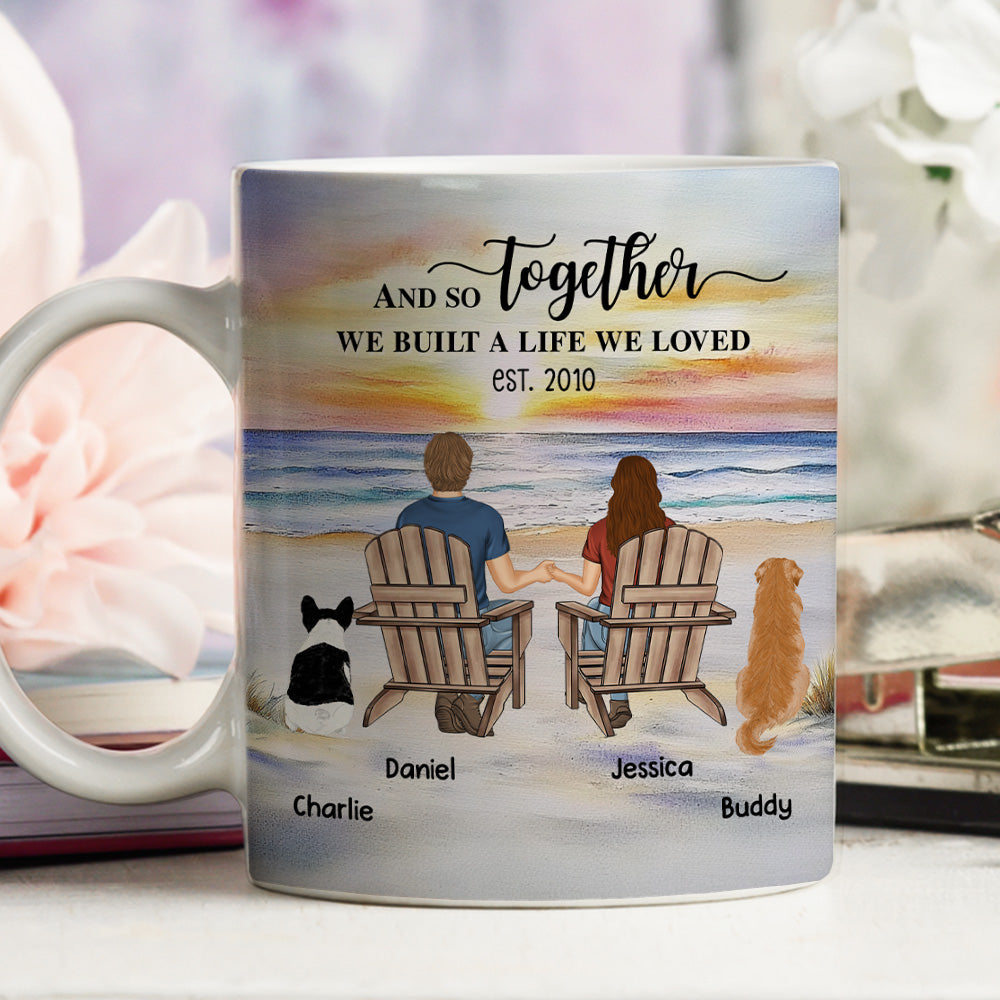 Custom Christmas Birthday Gifts For Dog Lovers • A Life We Want - Personalized Coffee Mug
