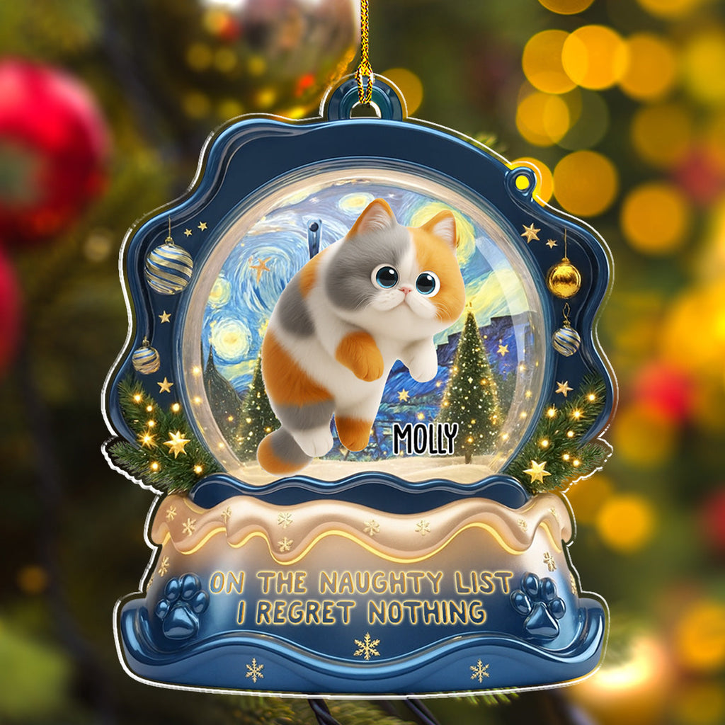 Custom Christmas Decor Home Birthday Gifts For Cat Lovers • Cat Edition - Personalized Acrylic Ornament
