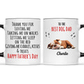 Custom Mother's Father's day Birthday Gifts For Dog Lovers • Kisses And Treats - Personalized Accent Mug