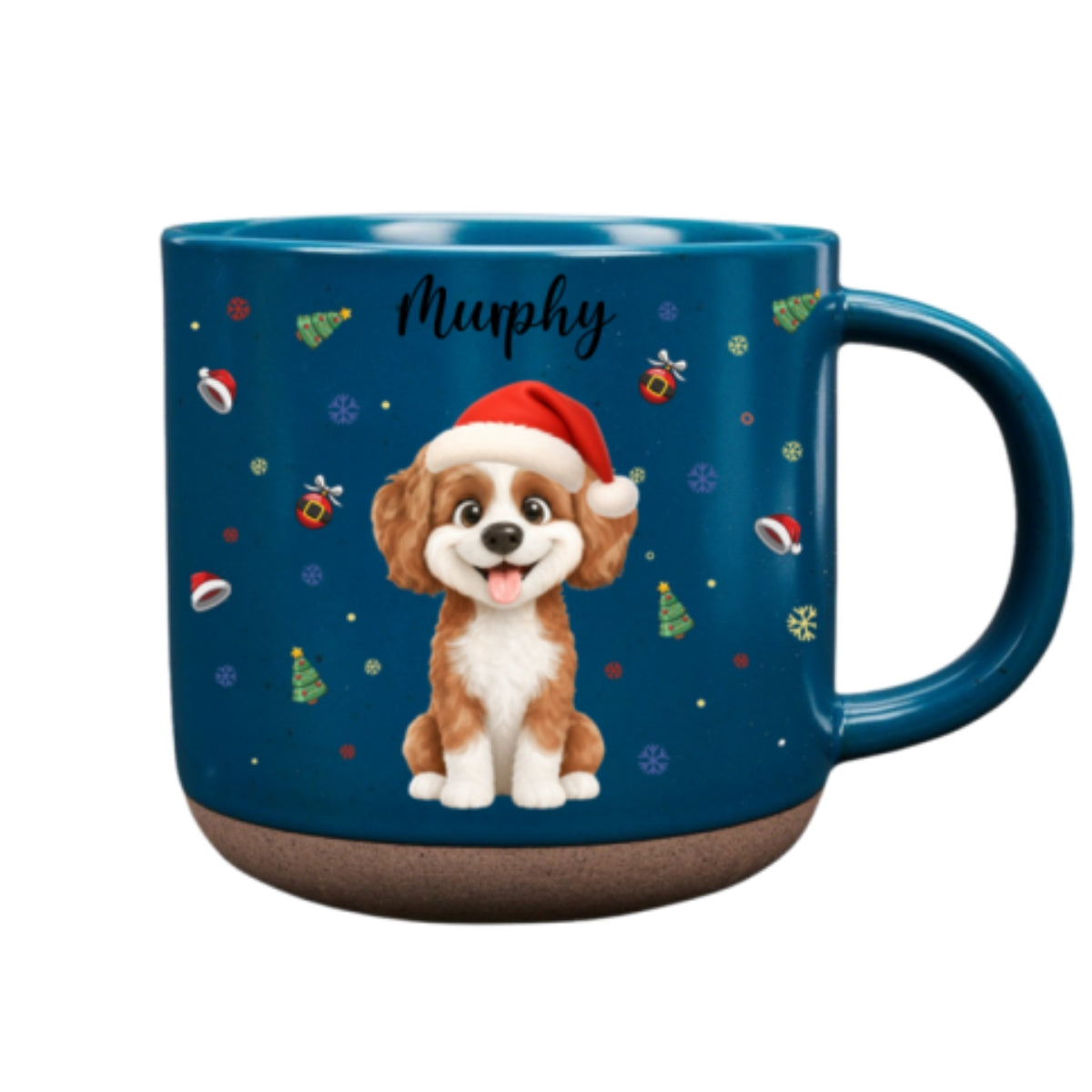 Merry Furry Christmas - Personalized Pottery Mug