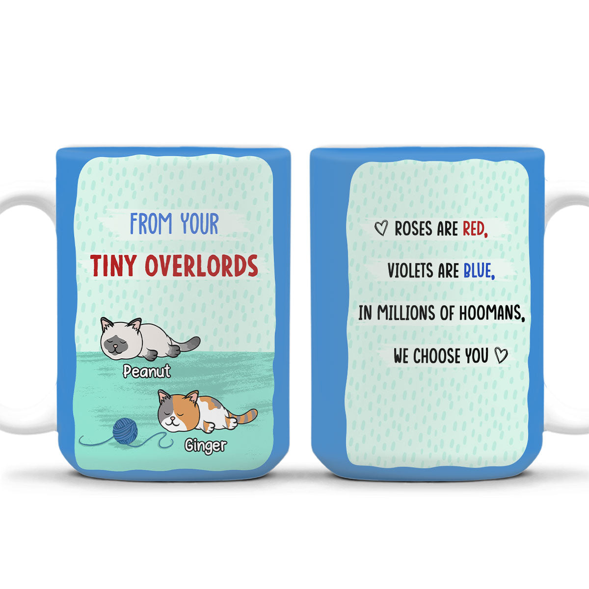 Custom Mother's day Birthday Gifts For Cat Mom, Cat Lovers • I Choose You - Personalized Coffee Mug