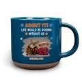 Custom Photo Christmas Birthday Gifts For Dog Mom, Dog Lovers • Admit It Crazy Funny Dog Photo - Personalized Pottery Mug