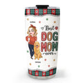 Custom Mother's day Birthday Gifts For Dog Mom, Dog Lovers • Best Dog Mom Ever Merry Christmas - Personalized 3D Inflated Effect Tumbler