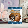 Custom Photo Mother's day Birthday Gifts For Cat Mom, Cat Lovers • I Love You The Most Ver Cat Photo - Personalized Coffee Mug