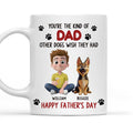 Custom Christmas Birthday Gifts For Dog Dad, Dog Lovers • Kind Of Dad - Personalized Coffee Mug